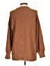 Old Navy 100% Cotton Solid Brown Pullover Sweater Size S - photo 2