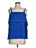 MICHAEL Michael Kors Blue Sleeveless Blouse Size M - photo 1
