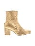 Free People Gold Ankle Boots Size EU 39 - photo 1
