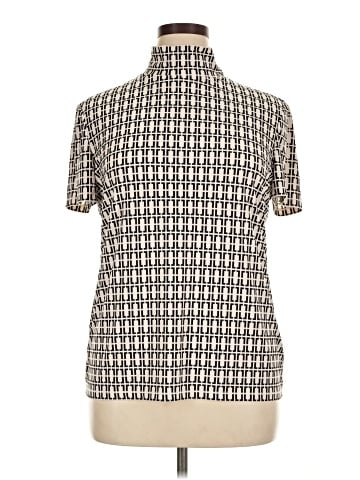 Anne Klein Short Sleeve Blouse (view 1)