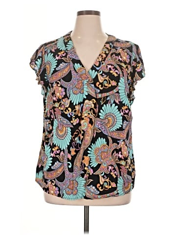 Haute Hippie Short Sleeve Blouse (view 1)