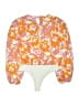 SkyLar Rose Orange Long Sleeve Blouse Size L - photo 2