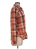 rue21 Plaid Orange Long Sleeve Blouse Size L - photo 4