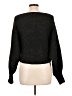 She + Sky Metallic Black Pullover Sweater Size L - photo 2