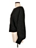 She + Sky Metallic Black Pullover Sweater Size L - photo 5