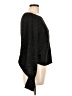 She + Sky Metallic Black Pullover Sweater Size L - photo 4