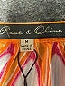 Rose + Olive Orange Long Sleeve Blouse Size M - photo 7