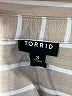 Torrid Stripes Tan Long Sleeve Button-Down Shirt Size 3X Plus (3) - photo 7
