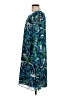 Chloe Oliver 100% Polyester Print Green Casual Dress Size L - photo 5