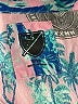 Assorted Brands Tropical Pink Short Sleeve Button-Down Shirt Size 9 - 10 - photo 3