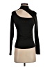Shein 100% Polyester Black Long Sleeve Top Size 4 - photo 1