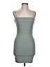 Love Tree Solid Gray Cocktail Dress Size L - photo 1
