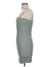 Love Tree Solid Gray Cocktail Dress Size L - photo 5