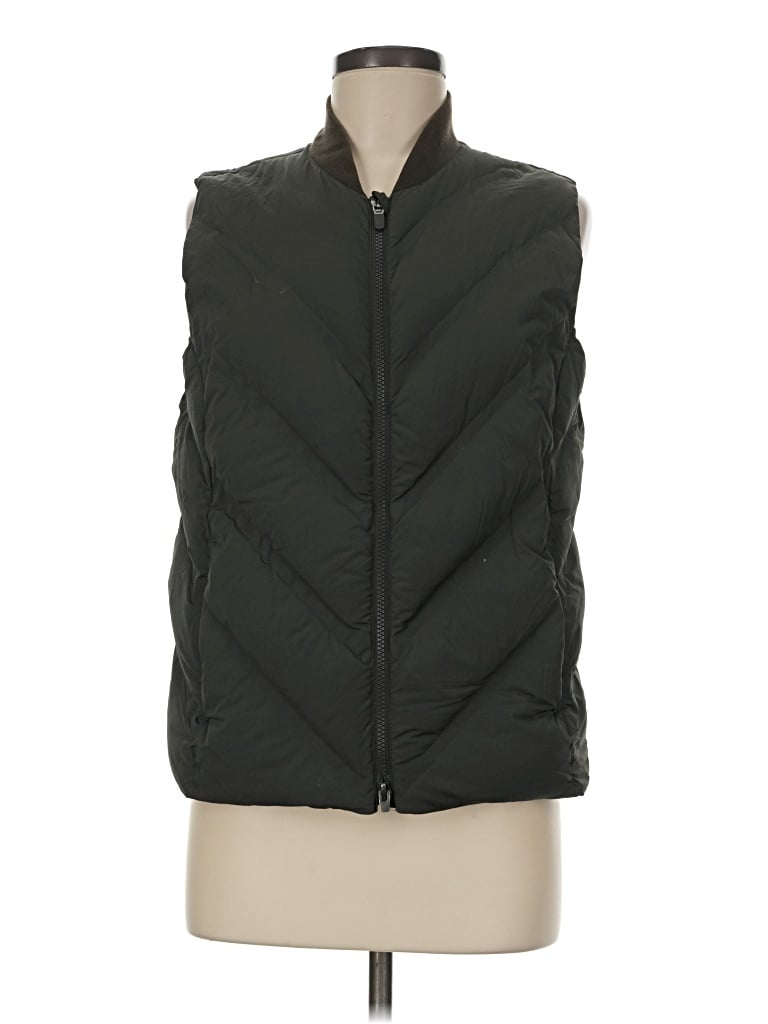 Pre-owned Athleta Vest In Green