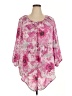Allison Daley 100% Polyester Pink 3/4 Sleeve Blouse Size 2X - photo 1