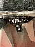 Express 100% Lyocell Camo Gray Sleeveless Button-Down Shirt Size M - photo 7