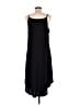 Unbranded Solid Black Casual Dress Size M - photo 2