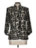 Alex Evenings Print Ivory Blazer Size L - photo 1