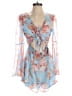 Assorted Brands Floral Blue Romper Size L - photo 1