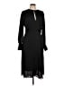 Equipment Solid Black Casual Dress Size 10 - photo 1