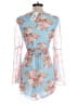Assorted Brands Floral Blue Romper Size L - photo 2