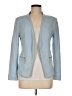 Carmen Carmen Marc Valvo Solid Blue Blazer Size 6 - photo 1