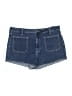 Eunina Blue Denim Shorts Size XL - photo 1