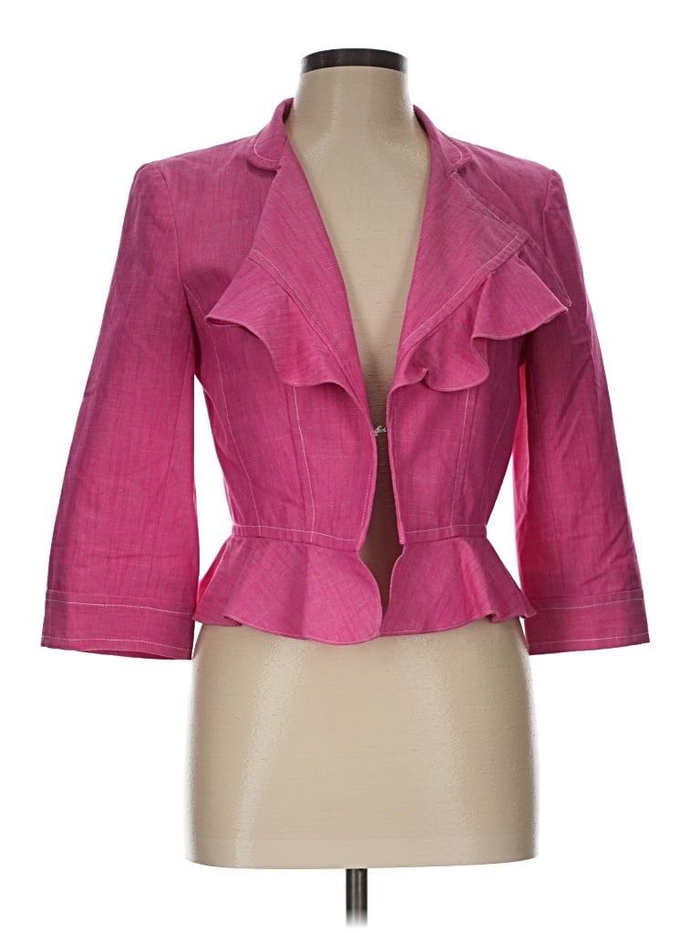 Pre-owned Peck & Peck Blazer Jacket In Pink