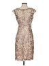 Alex Evenings 100% Polyester Paisley Tan Cocktail Dress Size P (petite) - photo 2