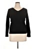 St. John's Bay Black Pullover Sweater Size XL (petite) - photo 1