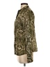 MICHAEL Michael Kors 100% Cotton Animal Print Green Long Sleeve Blouse Size 4 - photo 5