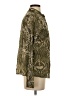 MICHAEL Michael Kors 100% Cotton Animal Print Green Long Sleeve Blouse Size 4 - photo 4