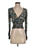 New Look Black Long Sleeve Top Size 4 - photo 1