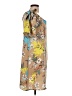 Nicole Miller 100% Polyester Print Tan Casual Dress Size 10 - photo 4