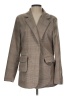 Zeagoo 100% Polyester Plaid Gray Brown Blazer Size L - photo 1
