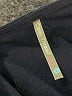 Color Thread Solid Black Cocktail Dress Size L - photo 7