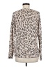 Tribal Animal Print Tan Pullover Sweater Size M - photo 2