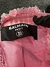 Balmain Tweed Pink Pink Round Neck Jacket Size EU 42 / US 12 - photo 7