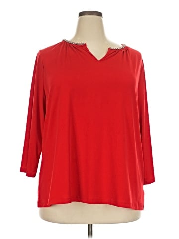 Liz Claiborne Career 3/4 Sleeve Top (view 1)