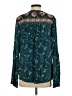 Billabong 100% Rayon Teal Long Sleeve Blouse Size S - photo 2