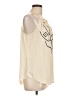 Maurices 100% Polyester Ivory Sleeveless Blouse Size L - photo 4
