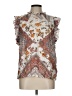 Good Hart Silver Sleeveless Blouse Size L - photo 1