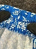 Unbranded Paisley Blue Cocktail Dress Size M - photo 7