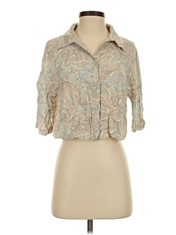 Illa Illa 3/4 Sleeve Button-Down Shirt (view 1)
