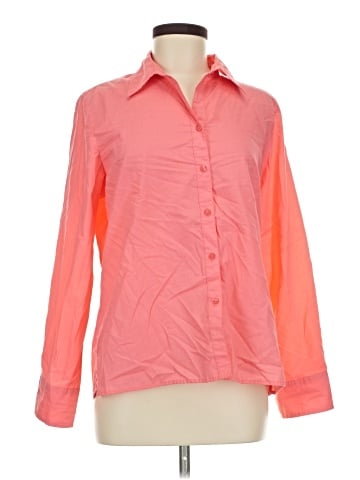 White Stag 3/4 Sleeve Button-Down Shirt (view 1)