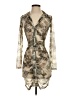 Assorted Brands Camo Tan Casual Dress Size 4 - photo 1