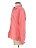 White Stag Color Block Orange Pink 3/4 Sleeve Button-Down Shirt Size M - photo 5
