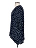 Zara TRF Polka Dots Blue 3/4 Sleeve Blouse Size S - photo 5