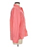 White Stag Color Block Orange Pink 3/4 Sleeve Button-Down Shirt Size M - photo 4