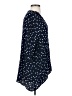 Zara TRF Polka Dots Blue 3/4 Sleeve Blouse Size S - photo 4